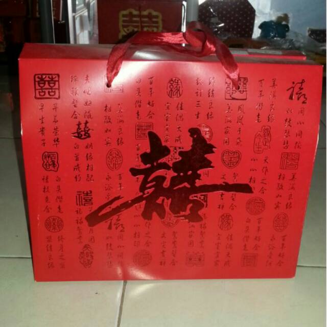 

paperbag size XL tingjing sangjit wedding phangtea