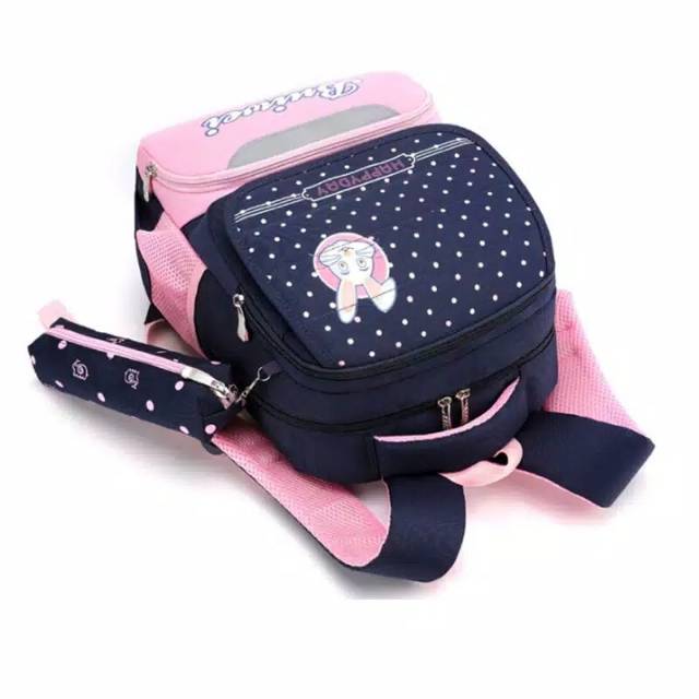 Tas Ransel Anak Sekolah Karakter Fashion Kids Backpack Cute Murah Batam Tas Kanvas