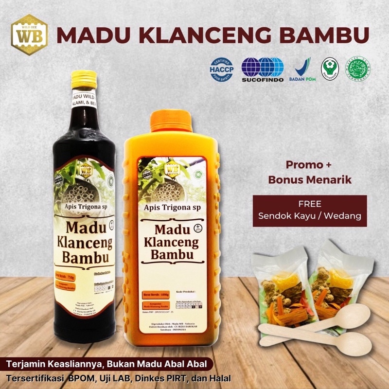 

Madu Klanceng Bambu / Lebah Apis Trigona-Garansi Murni & Asli 100%-Wild Bee