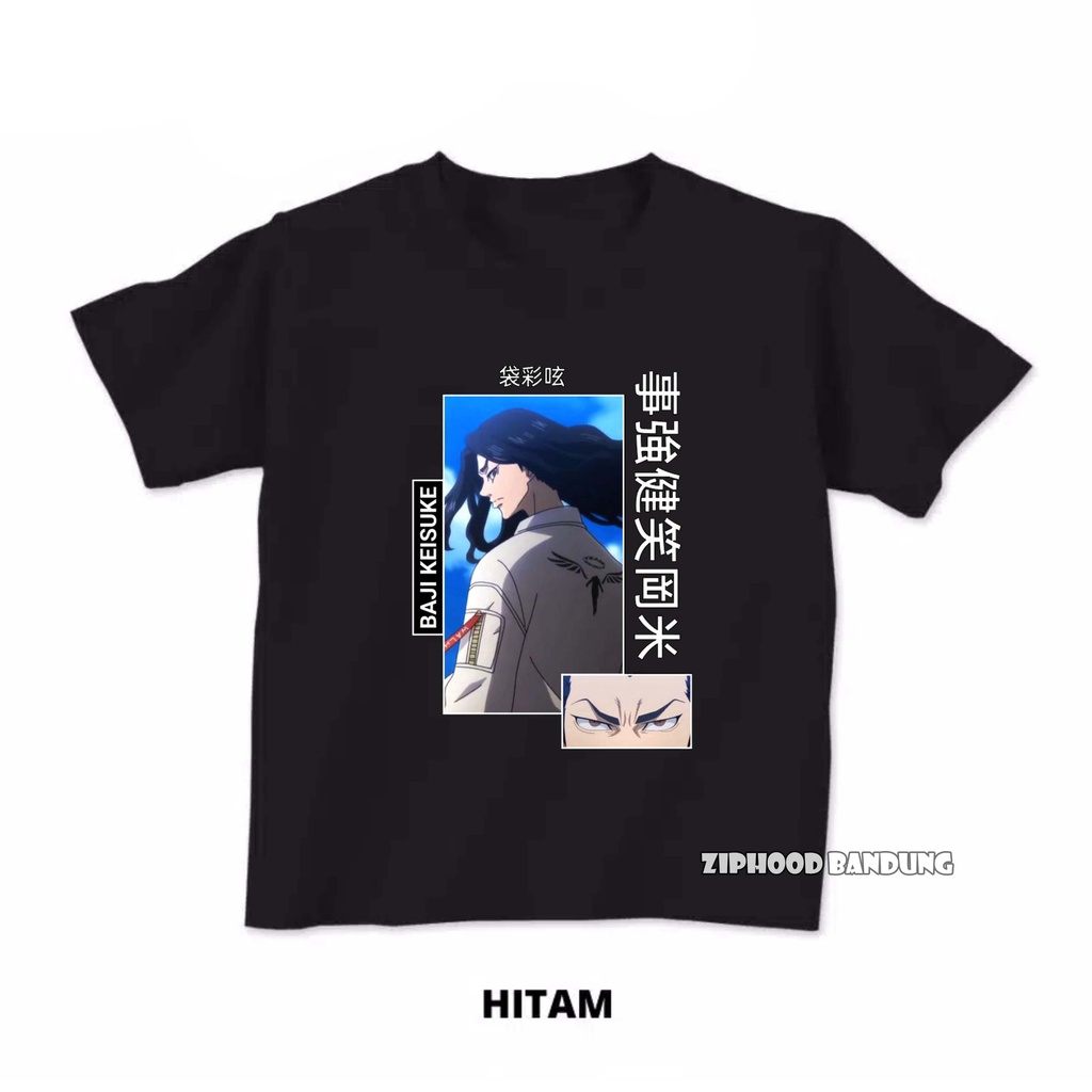 ZIPHOOD BANDUNG - Tshirt Kaos Anak Laki Laki Baji Keisuke Anime Tokyo Revengers 728