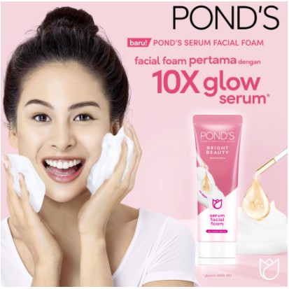 Ponds Bright Beauty Facial Wash Gentle Sabun Muka 50gr