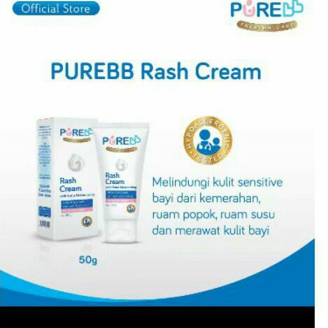 (BPOM) PURE BB Rash cream 50ml