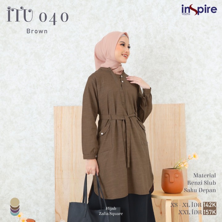 BISA COD - TUNIK ATASAN ITU 040 BY INSPIRE  TUNIK INSPIRE FASHION MUSLIM