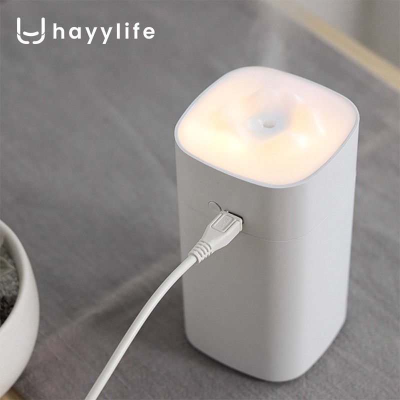 HAYYLIFE Difuser Aromatherapy Air Humidifier Aroma Diffuser Night Light 350 ml HL-DCA518-1