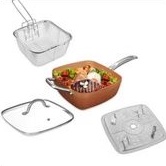 golden square pan panci kotak penggorengan serbaguna