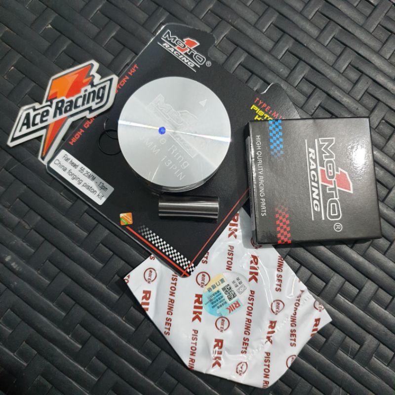 Piston seher 55.25 pen pin 13 forget forging Moto 1 Racing jupiter z 130 cc