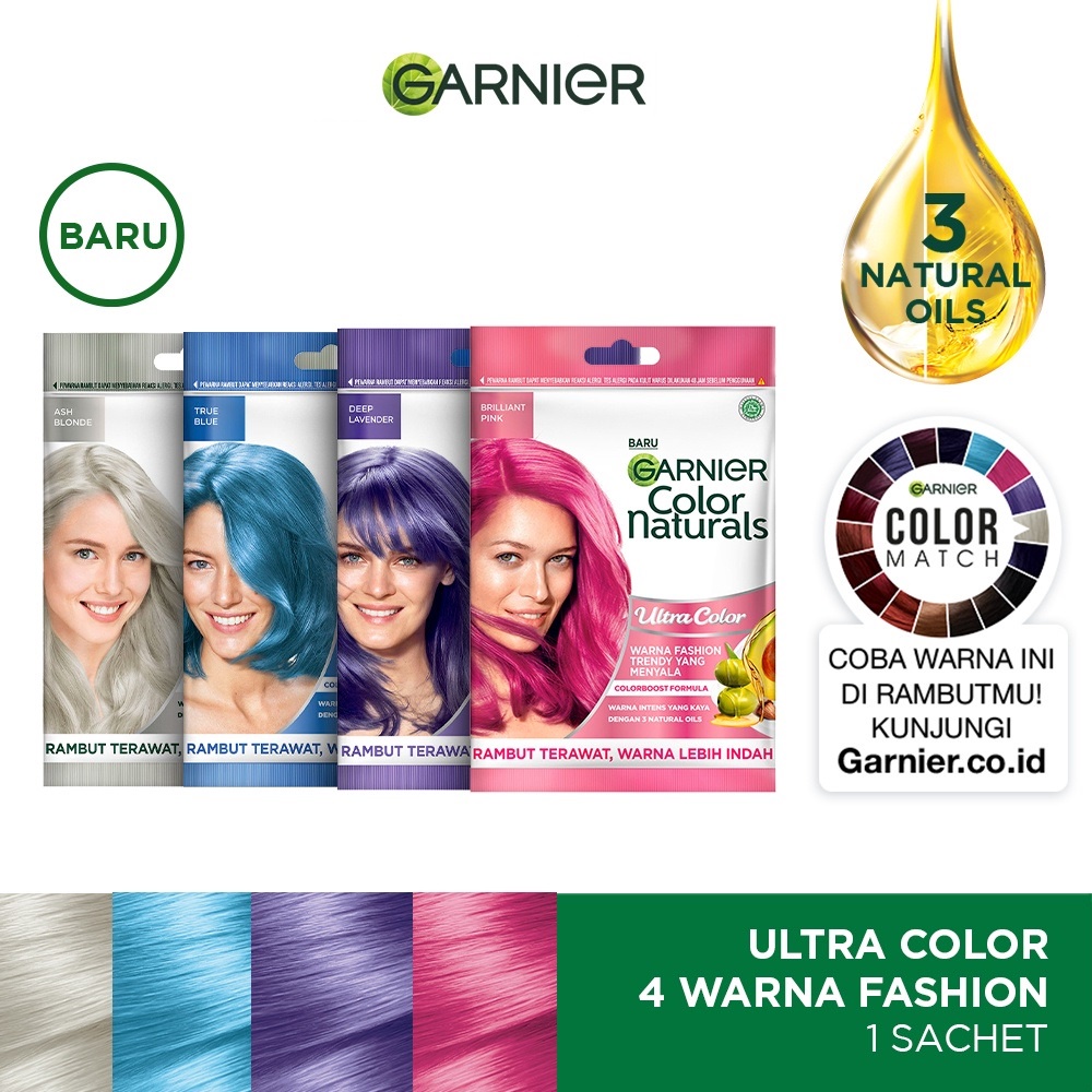 GARNIER COLOR NATURALS PASTEL | Hair Color | Pewarna Rambut Pastel