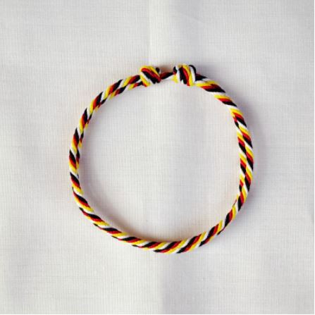 Gelang Caturdatu Split Simple Knot/ Yellow Regae Bracelet / Regae Bracelet