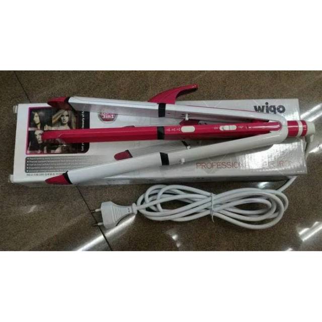 WIGO W-819 - HAIR STRAIGHTENER 3 IN 1 CURLING/CATOKAN RAMBUT