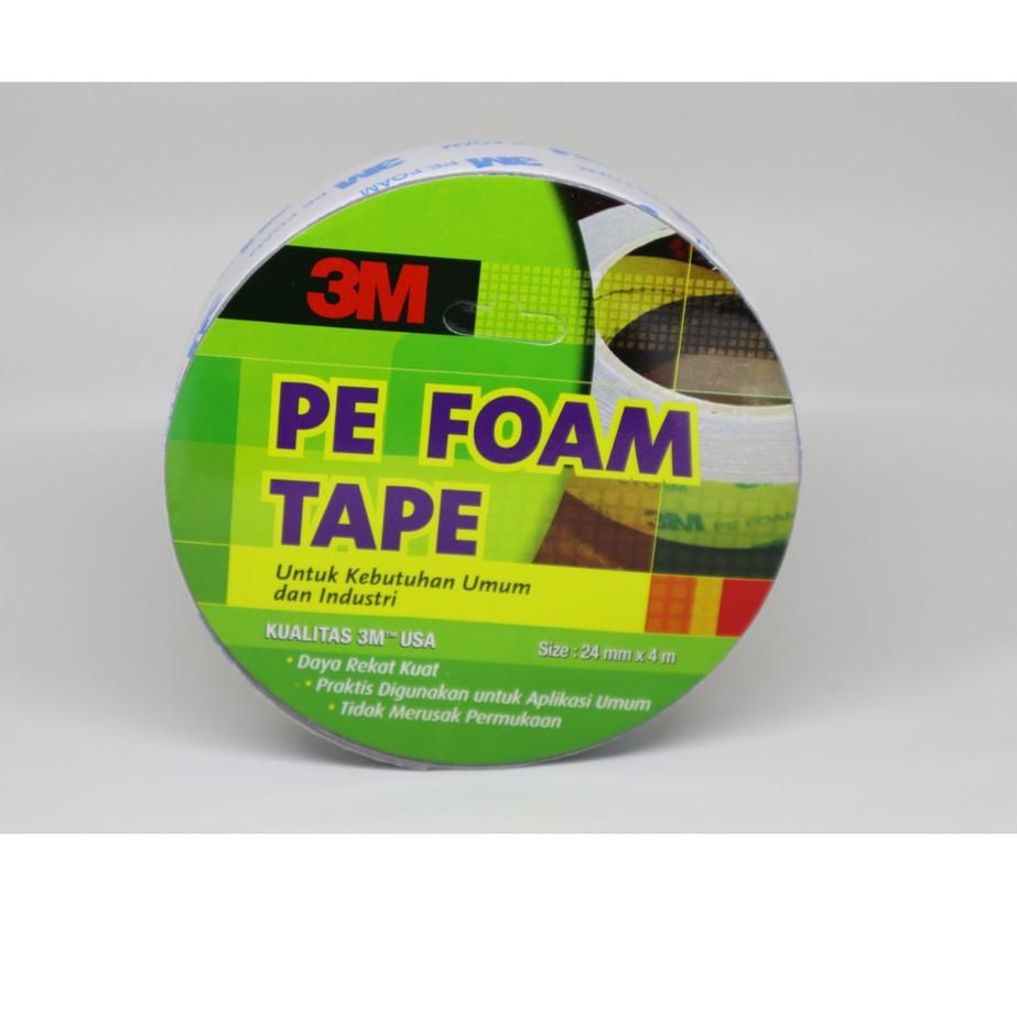 

ダ DOUBLE TAPE BUSA 3M Pe Foam Tape 24mm x 4M ORIGINAL