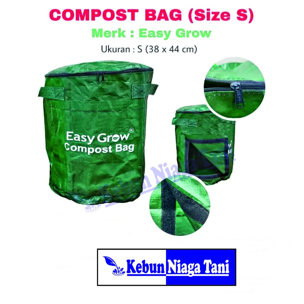 Compost bag easy grow Size s - Compost easy grow - kompos bag - planter bag - merk EASY GROW
