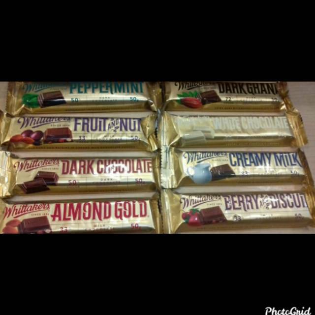 

Whittaker's Chocolate Bar-Coklat Import