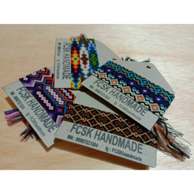 Friendship Bracelet | Gelang Rajut | Gelang Benang | Gelang Etniq | Gelang Anyam