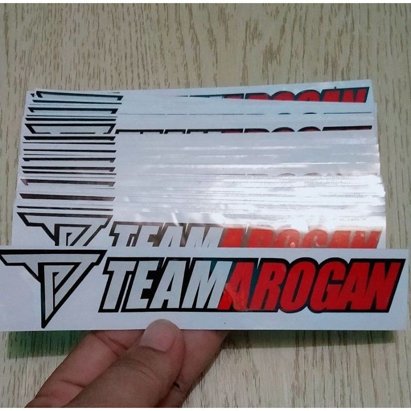 

Stiker Team Arogan / Stiker TARGN / Stiker Tumpuk TARGN / Stiker Keren / Stiker Murah