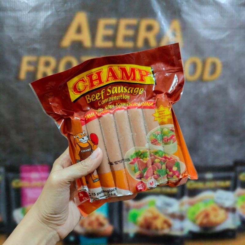 

Champ Sosis Sapi Kombinasi 375Gr