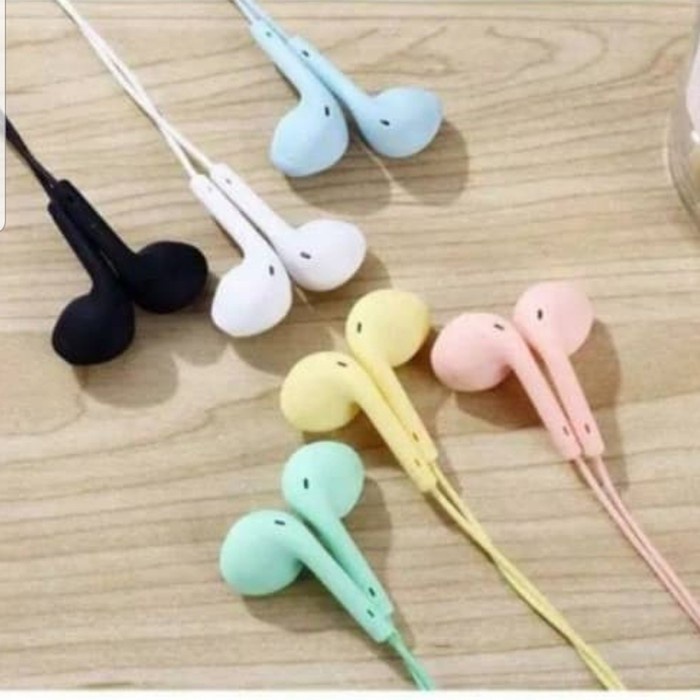 Headset / Handsfree U19 Macaron Hifi Extra Bass Colorfull Earphone Jack 3.5mm With Mic