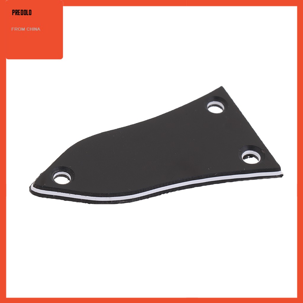 Truss Rod Cover 3 Lapis Pengganti Bahan Plastik Warna Hitam Untuk Epiphone Gitar