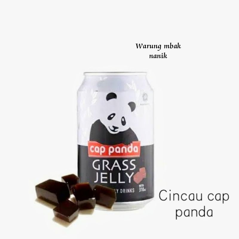 

Cap panda kaleng Minuman cincau grass jelly drinks 1klg 310ml