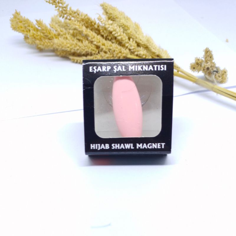 Bros pin kapsul BROS JILBAB Oval / BROS DAGU  Oren Turkey-Pink