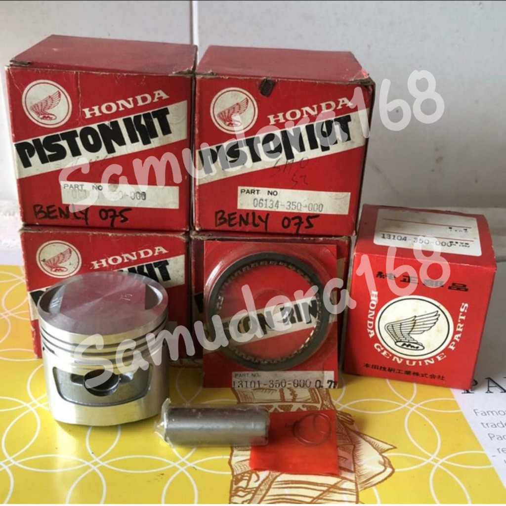 Piston Kit Benly Os 0.75 Merk Honda Genuine Parts