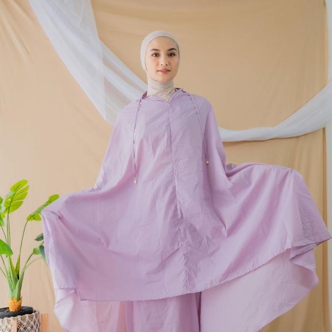 Mukena Traveling Alif Parasit Premium Korea Super Mini + Sajadah