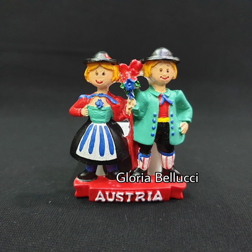 SOUVENIR OLEH2 TEMPELAN MAGNET KULKAS NEGARA AUSTRIA SALZBURG