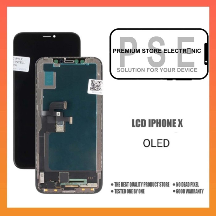 LCD TOUCHSCREEN FULLSET IP X OLED ORIGINAL SUPER GARANSI 1 BULAN