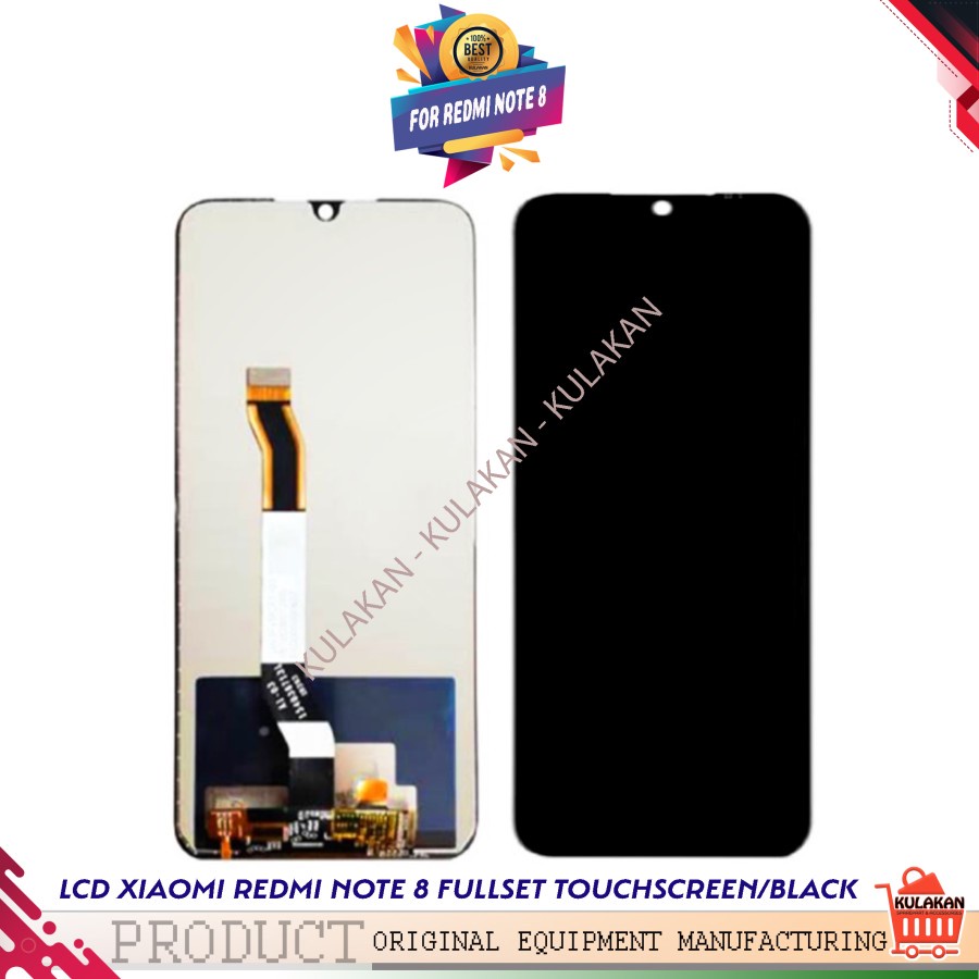 BARU LCD XIAOMI REDMI NOTE 8 FULLSET TOUCHSCREEN BLACK LCD REDMI NOTE 8