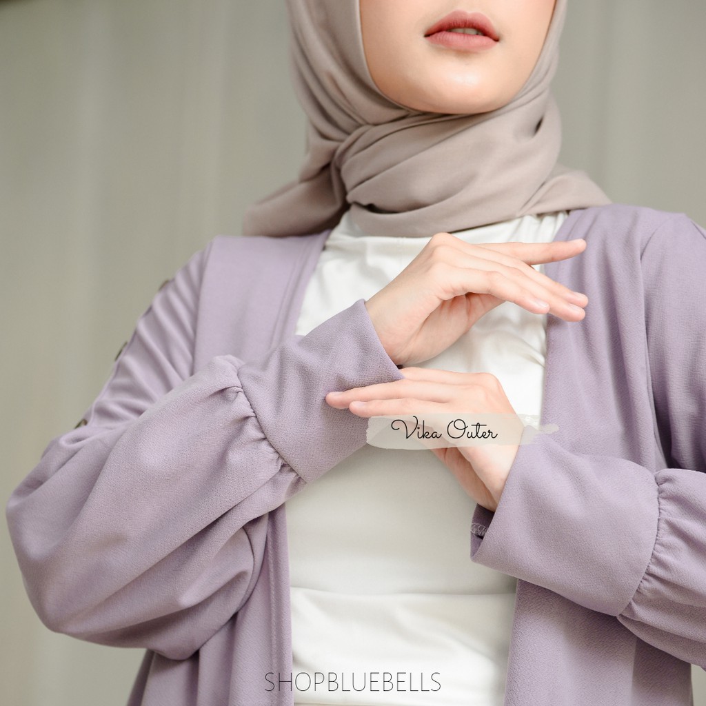 Vika Cardi / Carmen Blazer Outer - Kancing Bungkus