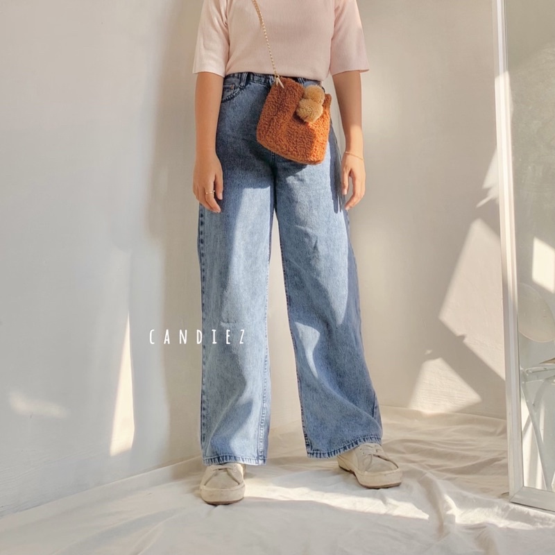 CANDIEZ NARA Highwaist Cullote Jeans