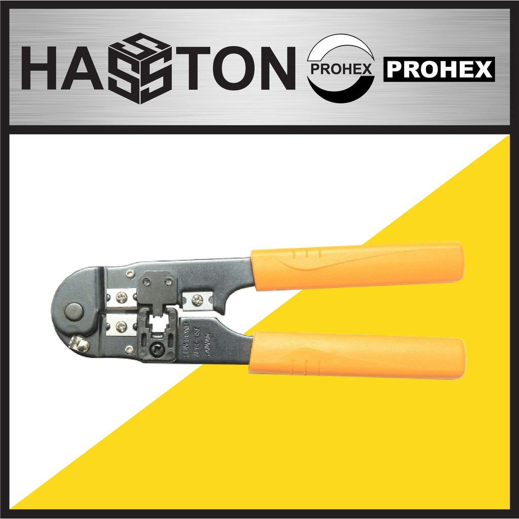 

HASSTON 6P,6C Tang Crimping Modular Plug 1 KPL (4120-022)