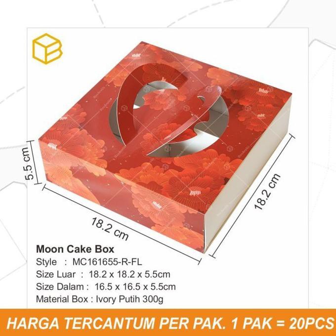 

Box Mooncake Kue Bulan Kotak Moon Cake Kemasan Imlek Cny Dus Packaging Toko.Cala1234