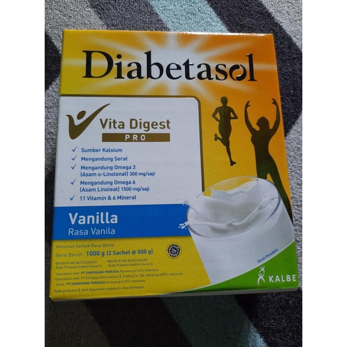 

BAYAR COD Diabetasol Vanilla 1000 gr - Vanilla