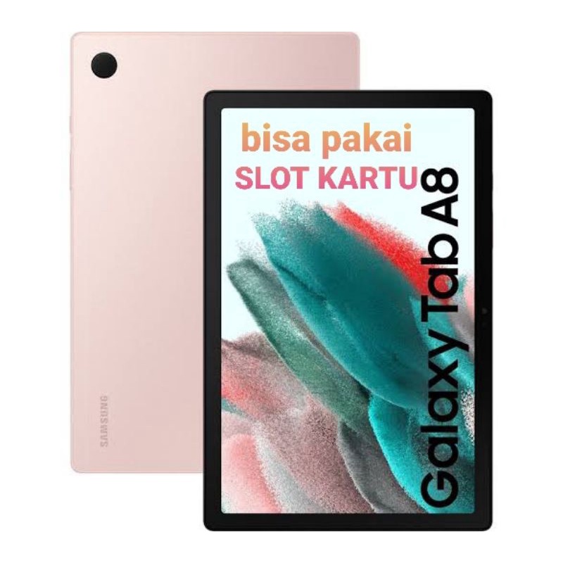 Samsung Tablet A8 LTE Ram 4/128Gb ( X205 ) n Tab A8 WIFI Ram 3/32Gb ( X200 )garansi resmi 1th original-4/128GB (LTE) PINK