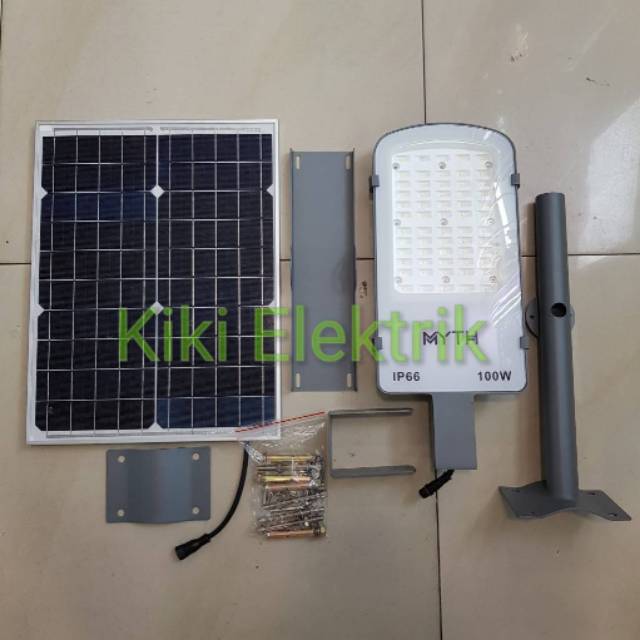 Lampu PJU Solar Cell 100 Watt TWO IN ONE / Tenaga Surya / Lampu Jalan