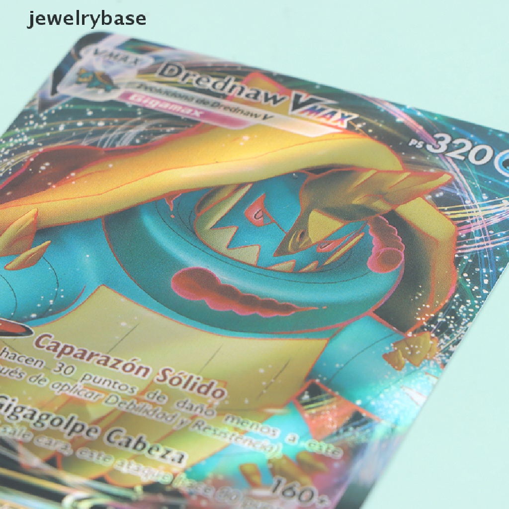 (jewelrybase) Mainan Kartu Pokemon Holografik Warna Pelangi Untuk Anak