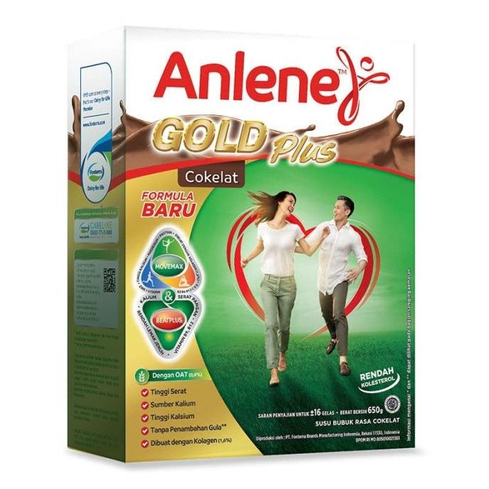 

[COD] ANLENE Gold Vanila/ Coklat/ Original - Susu Kalsium 650 g [COD]