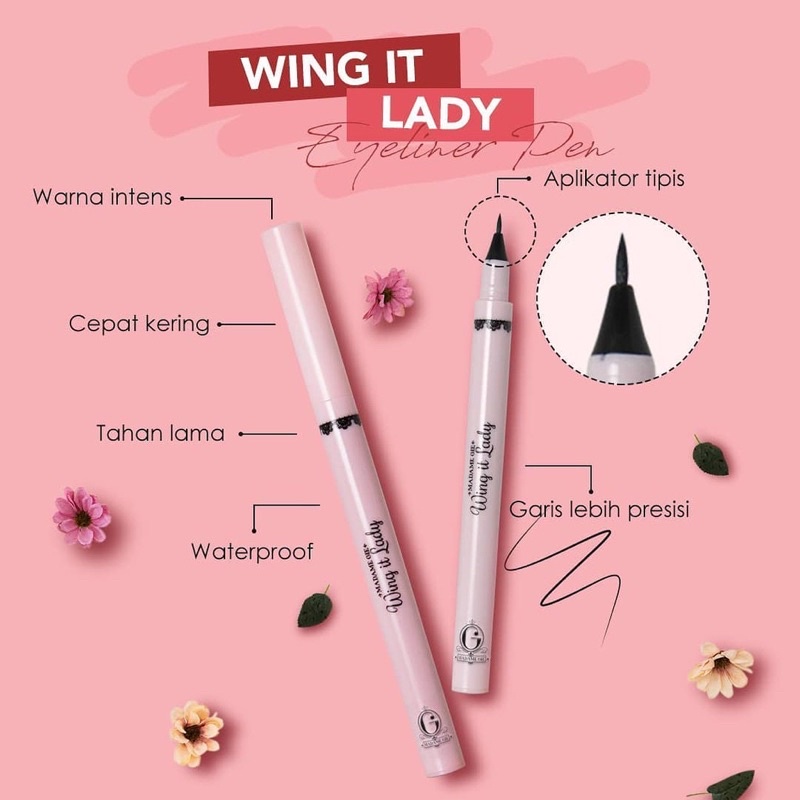 Madame Gie Eyeready Liner &amp; Wing It Lady Liner | Eyeliner Waterproof