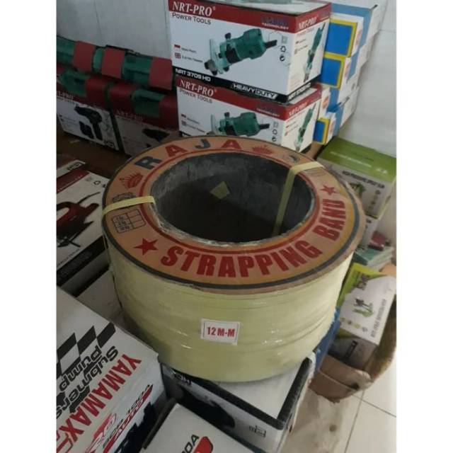 

Tali Packing Peti Kayu 8kg Strapping Band 12mm Tali Plastik Kotak Palet Kayu