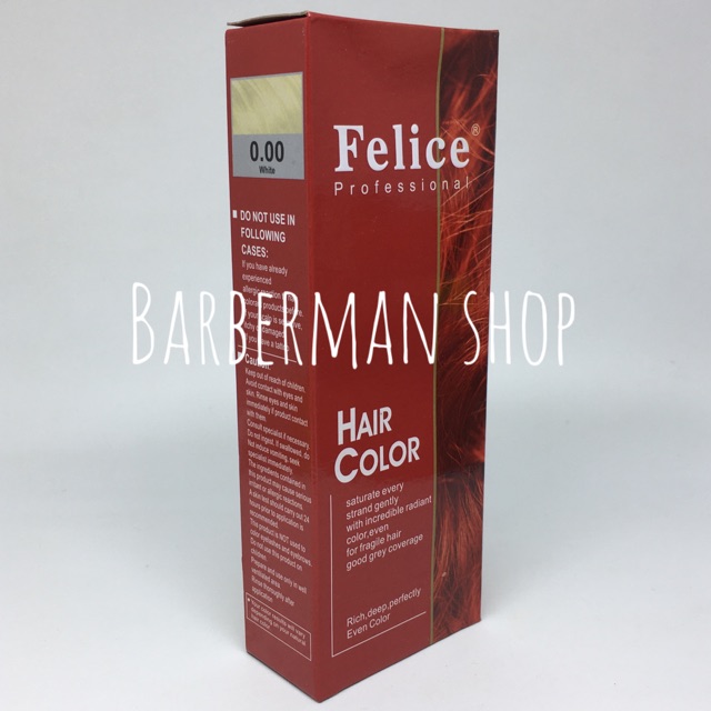 Felice Hair Color 60ml White/Putih (Pewarna Rambut)