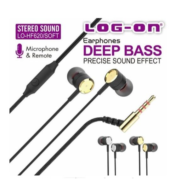 HEADSET HF HANDSFREE LOG-ON DEEP BASS LO-HF620