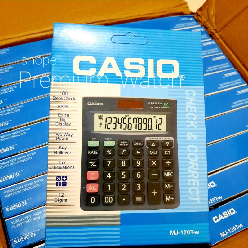

Kalkulator casio Mj 120 / Kalkulator Meja Desktope