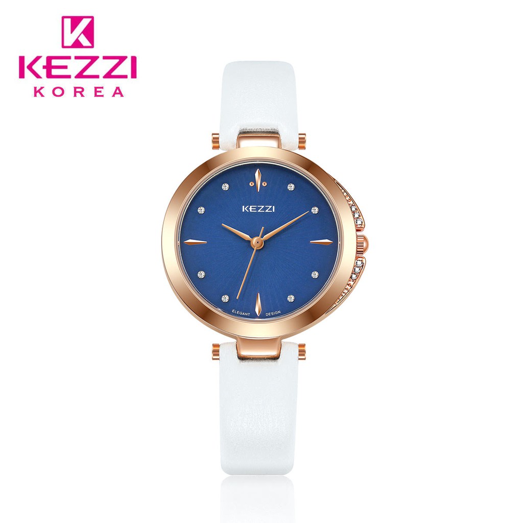 Kezzi Korea 1952 Putih - Jam Tangan Fashion Wanita - Model Analog