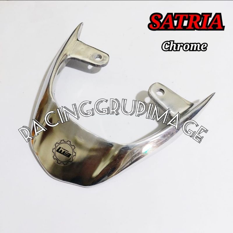 PLANGER BEGEL BEHEL PEGANGAN JOK BELAKANG SUZUKI SATRIA FU POLES CHROME