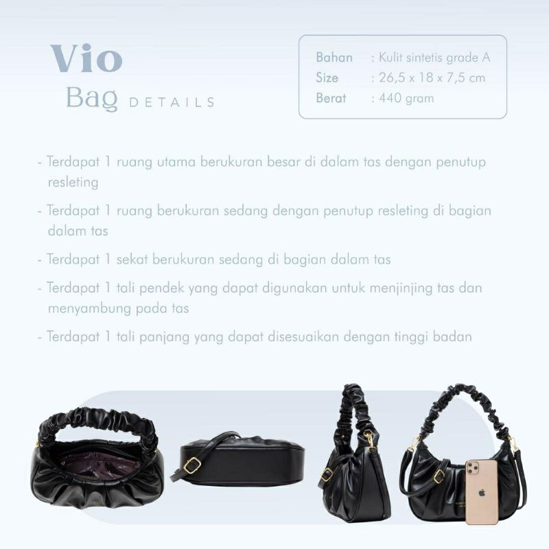 Vio Bag Jims Honey Original Tas Selempang Wanita Realpic Cod Official Store