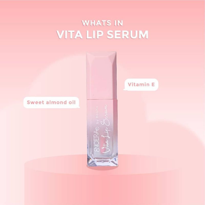 [ READY STOCK ] NOERA VITA LIP SERUM | VITA LIP SERUM BY NOERA | LIP GLOSS | LIP BALM