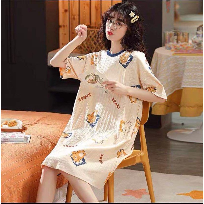 Bisa COD Daster Dress Import / Daster wanita import murah / Daster wanita tebaru