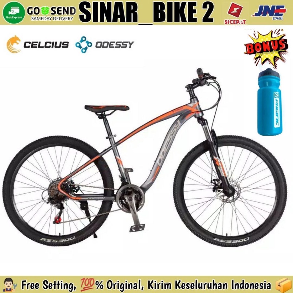 Sepeda Gunung MTB ODESSY TANK MT2488 &amp; 2788 Ukuran 24, 26, &amp; 27,5  Inch 21 Speed ( TIDAK ADA BONUS )