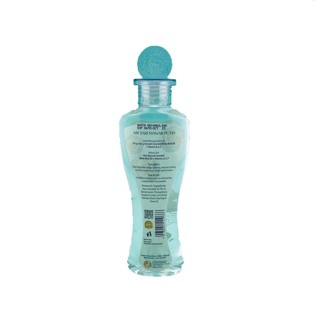 Mustika ratu / Air Sari Mawar Putih / 150ml