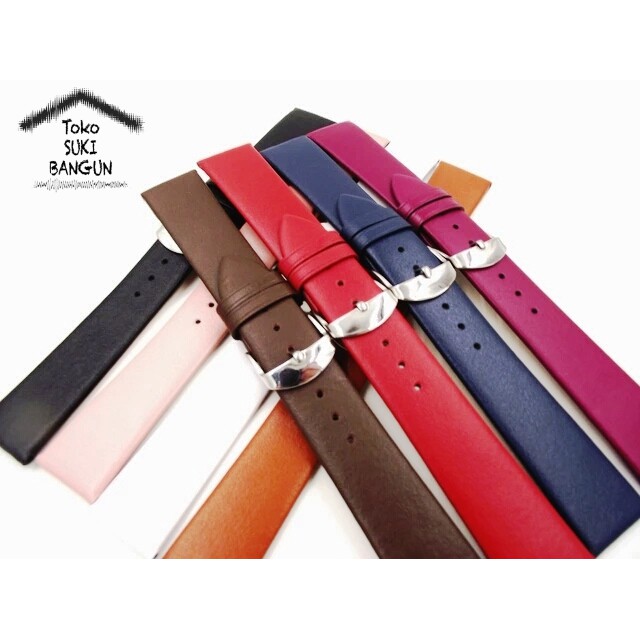 Strap Apple Watch Series 7 6 5 4 3 2 1 41mm 40mm 38mm TALI JAM Kulit Leather Smooth Grain